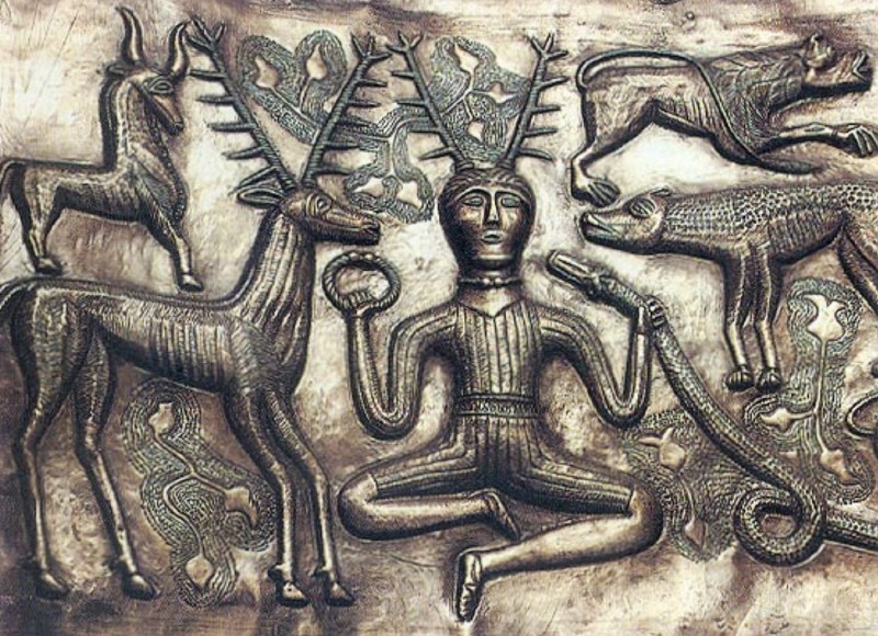 Cernunnos con il serpente