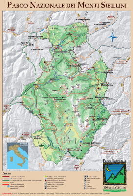 scarica la mappa semplificata del Parco